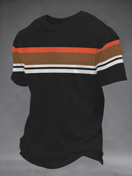 Men's  Retro Waffle Short Sleeve