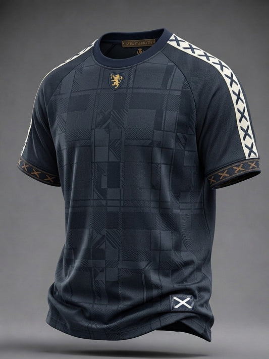 Men's UK Scotland Football Lover 2026 Printed T-shirt