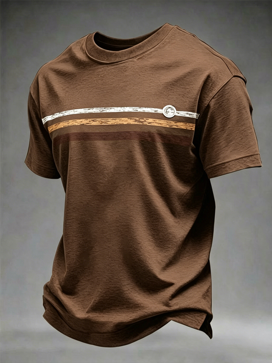 Men's  Retro short sleeves t-shirt