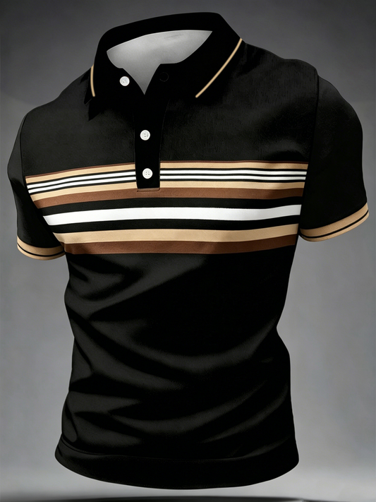 Men's  Retro polo shirt