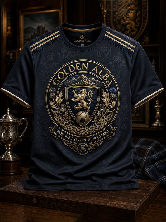 Men's UK Football Lover Scotland Printed short sleeves t-shirt