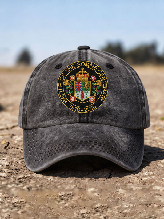 Unisex Battle of The Somme Veteran Printed Hat