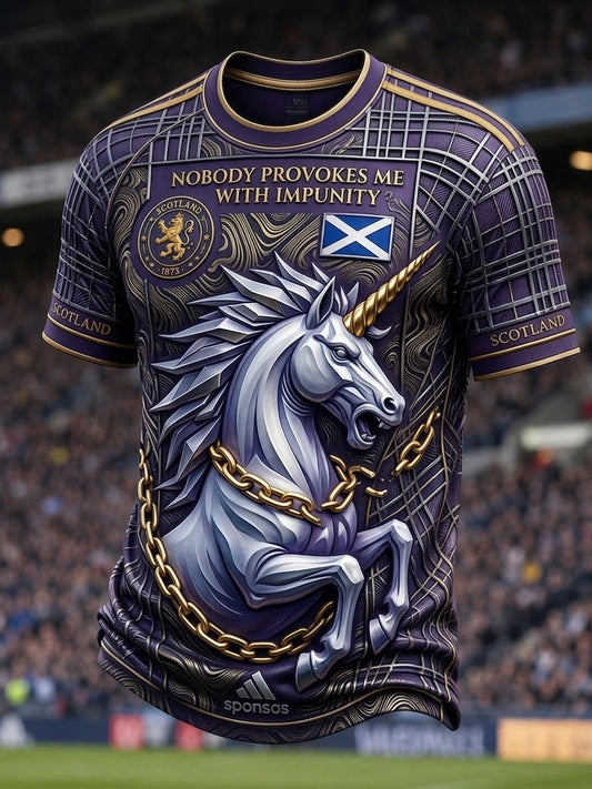 Men's Scotland Footabll Short Sleeve T-Shirt