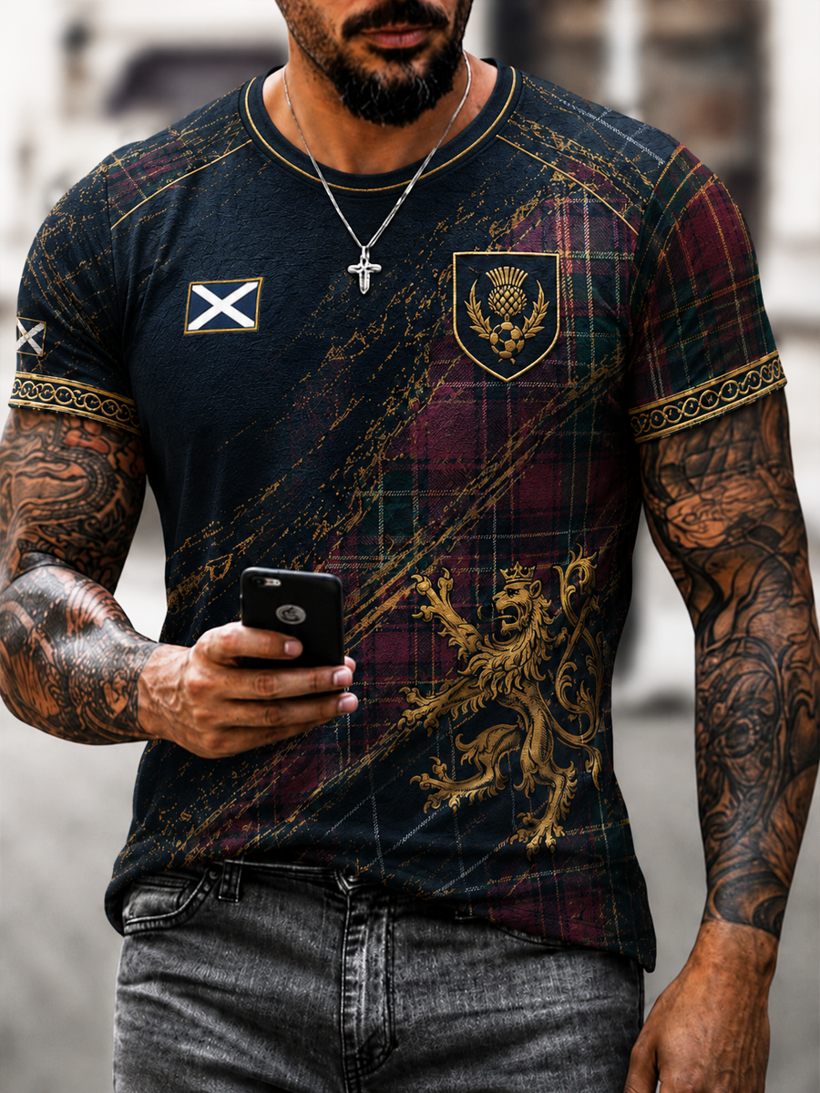 Women's Scotland Printed short-sleeved T-shirt