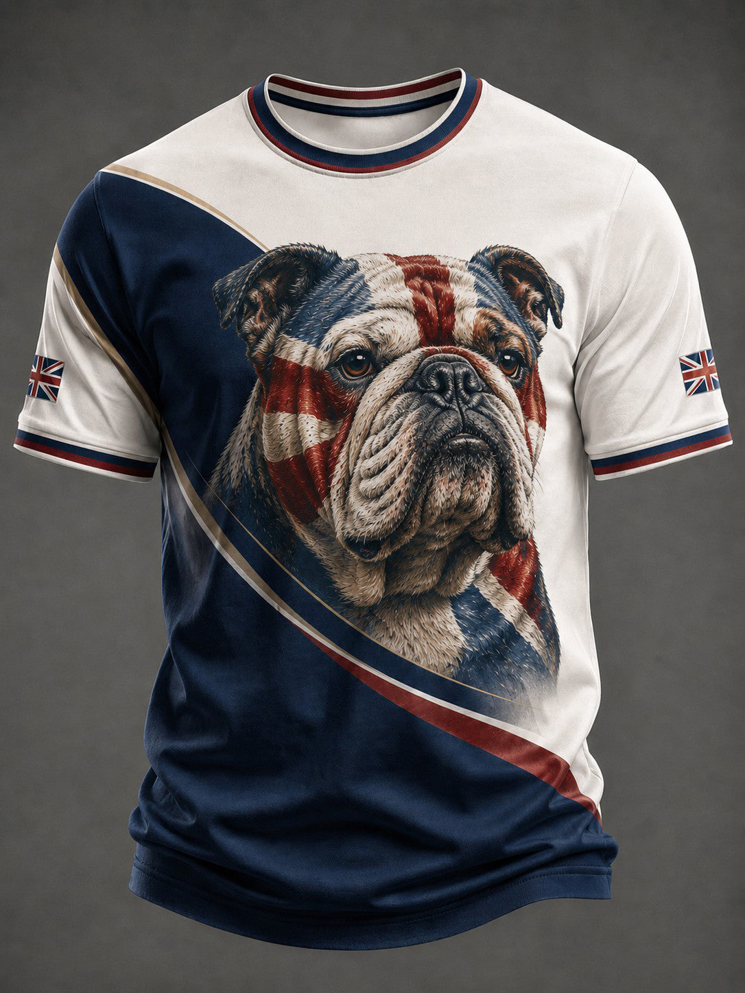 Men's British Bulldog Printed T-shirt