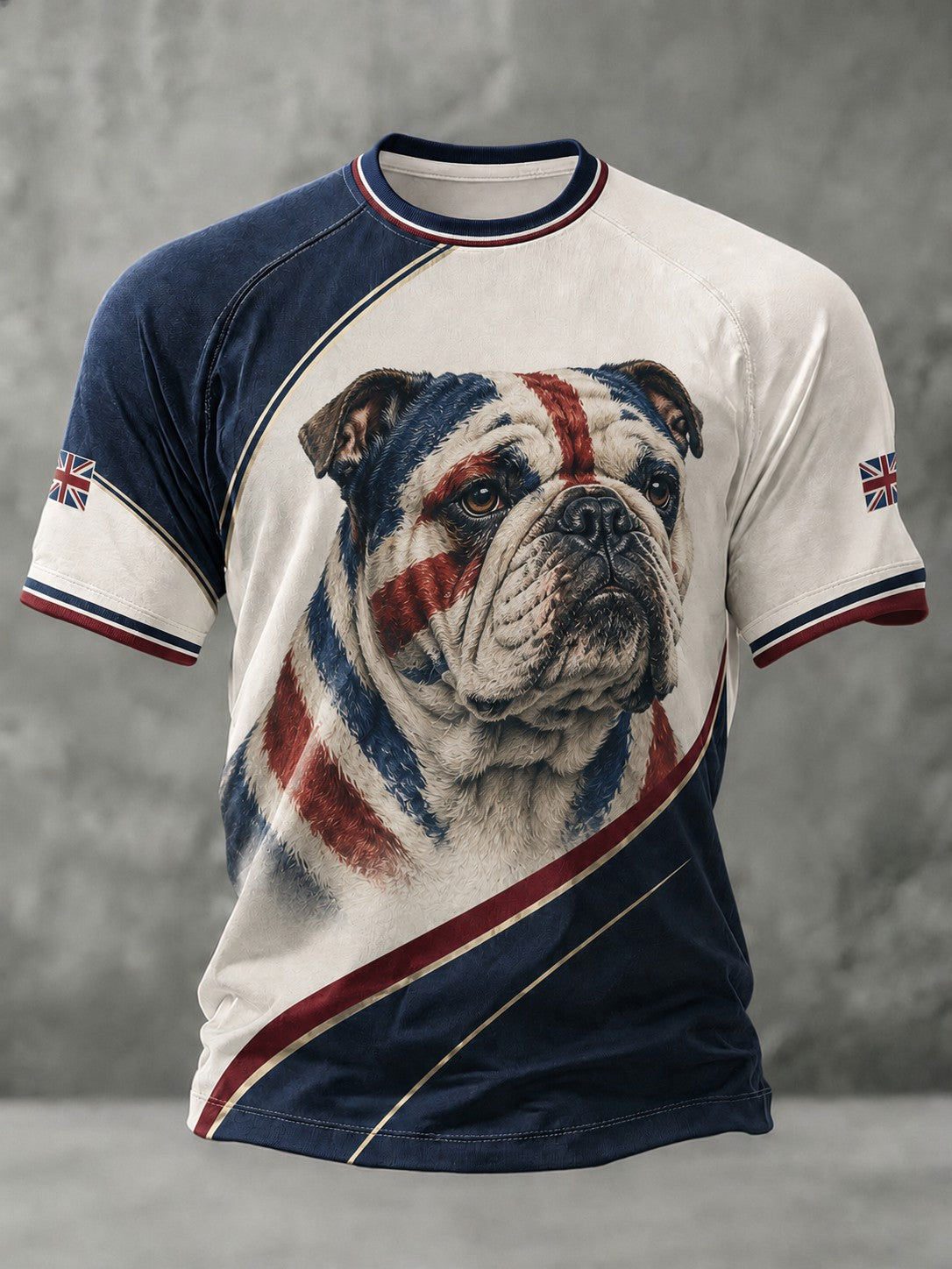 Men's British Bulldog Printed T-shirt