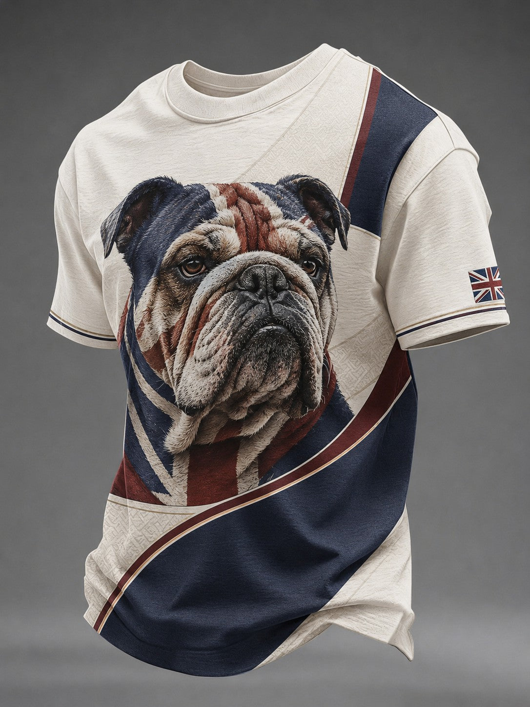 Men's British Bulldog Printed T-shirt