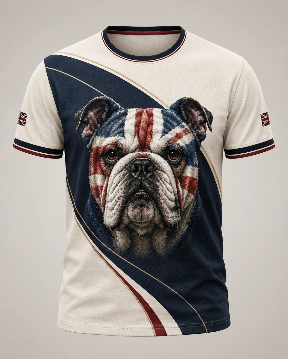 Men's British Bulldog Printed T-shirt