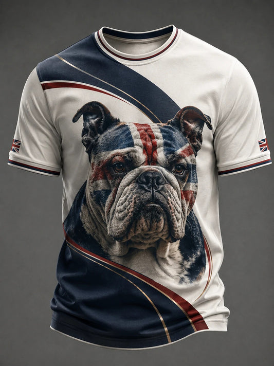 Men's British Bulldog Printed T-shirt