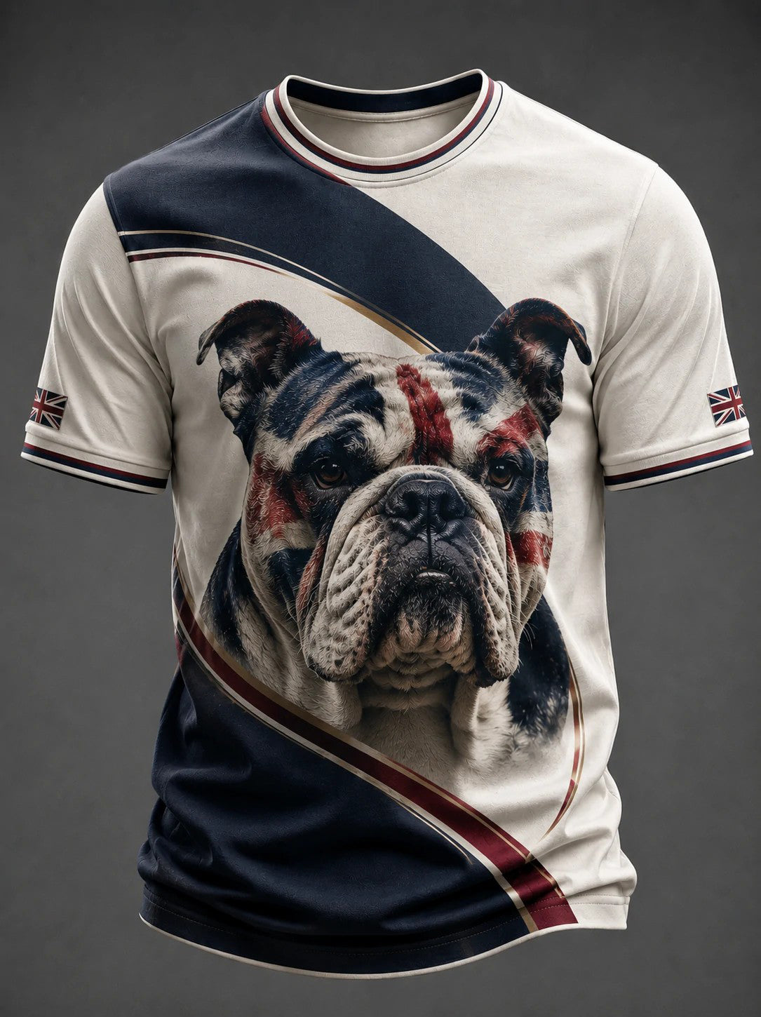Men's British Bulldog Printed T-shirt