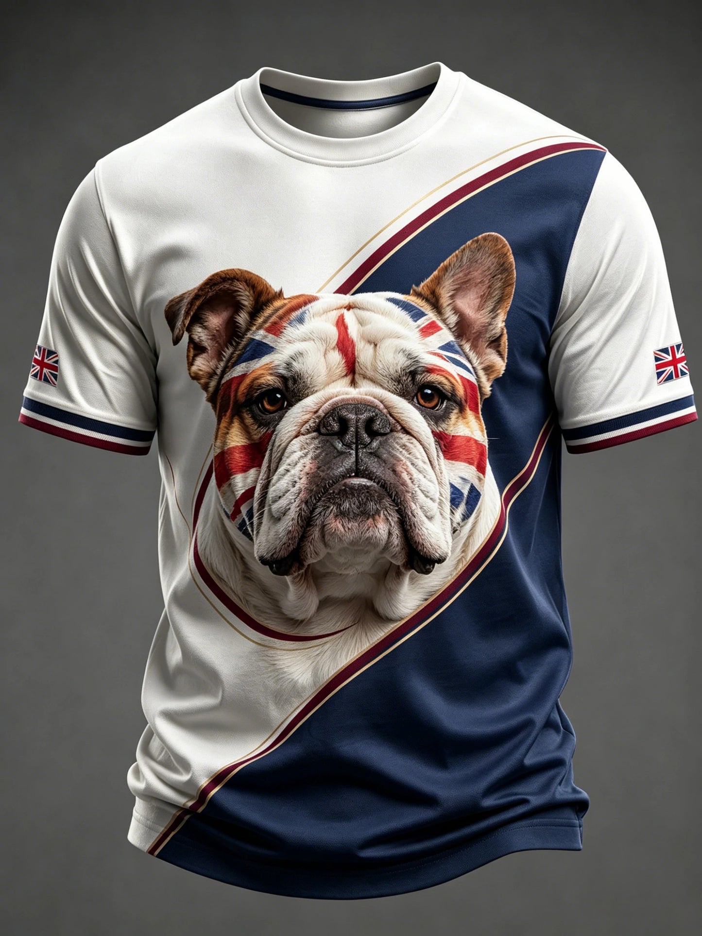 Men's British Bulldog Printed T-shirt