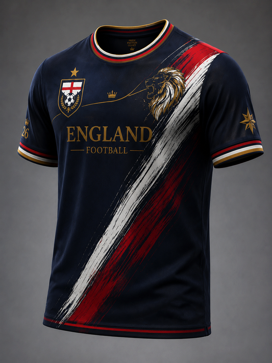 Men's UK Football Lover England Printed short sleeves t-shirt