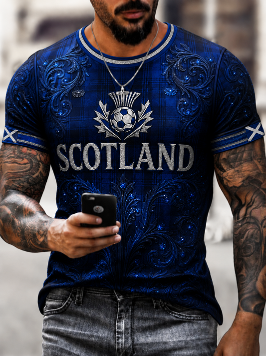 Men's Scotland Printed short sleeves t-shirt