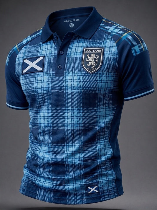 Men's UK Scotland Football Lover 2026 Printed T-shirt