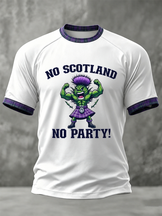 Men's UK Football Lover Scotland Printed short sleeve t-shirt