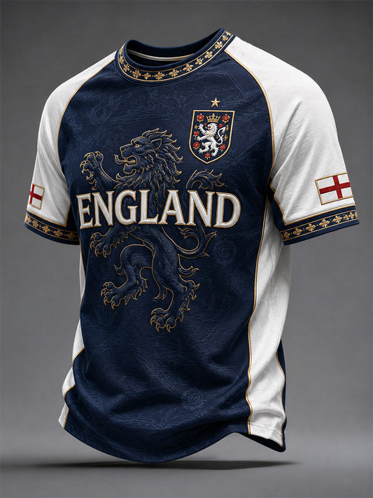 Men's Gift For Football Fans Print Casual Tee