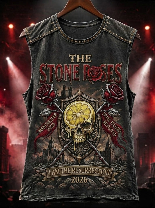 Men's Vintage British Stone Roses Band Vest