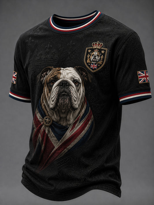 Men's British Style Printed T-shirt