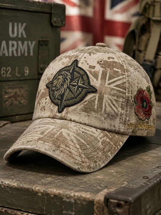 Retro Veterans' Memorial DUTY · HONOUR · LEGACY Design Cap