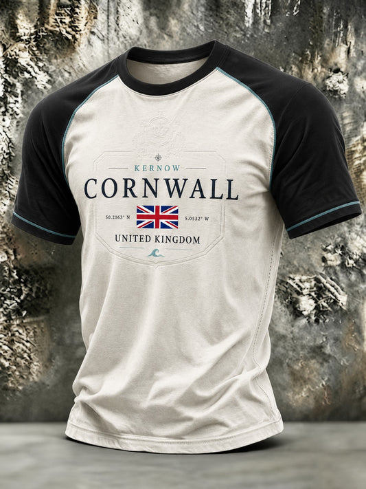 Men's Cornwall United Kingdom Printed T-shirt