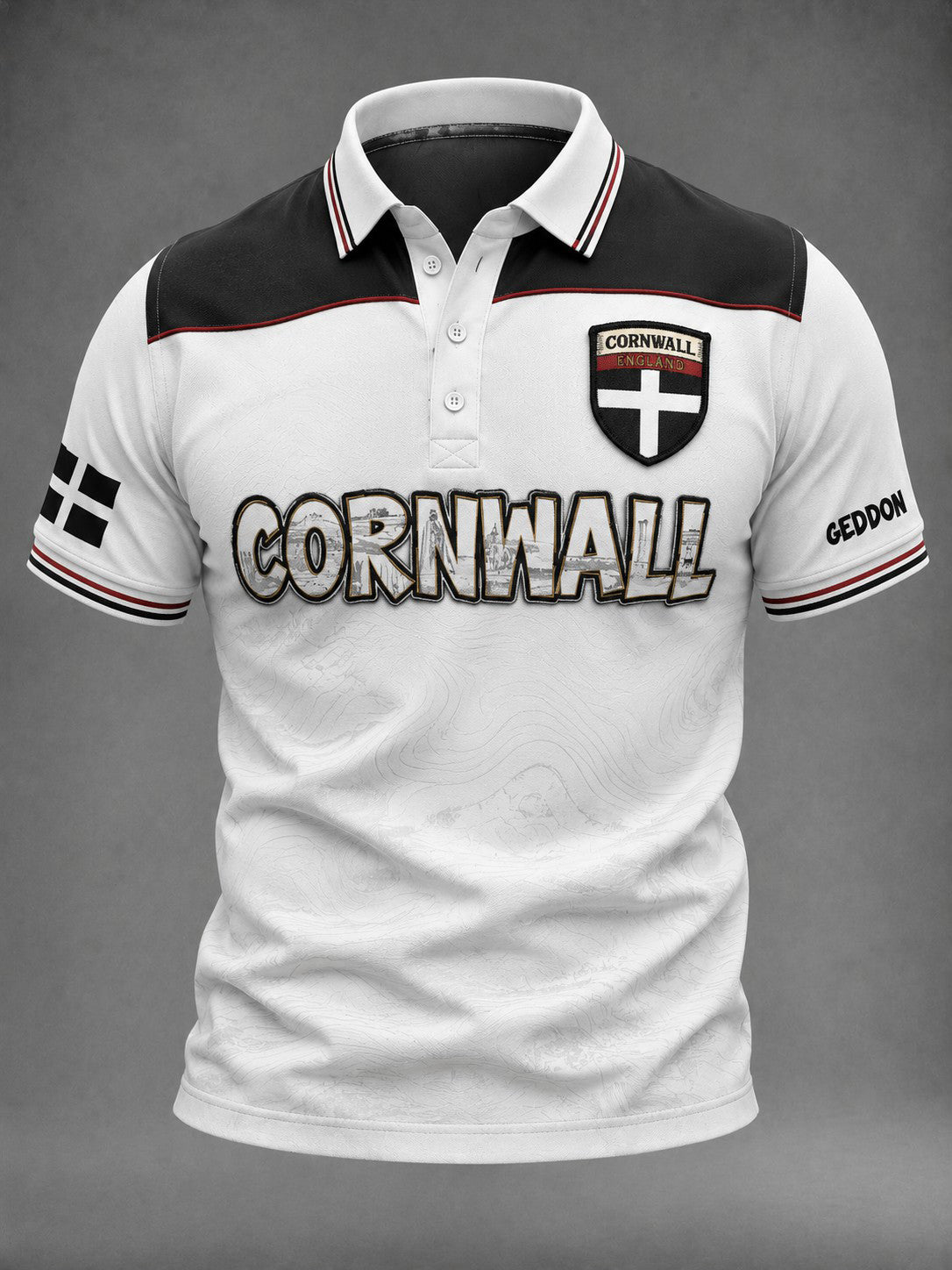 Men's Cornwall United Kingdom Printed Shirt