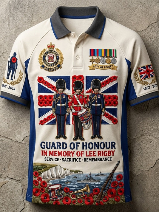 Men's Rip Lee Rigby Veteran Printed polo shirt