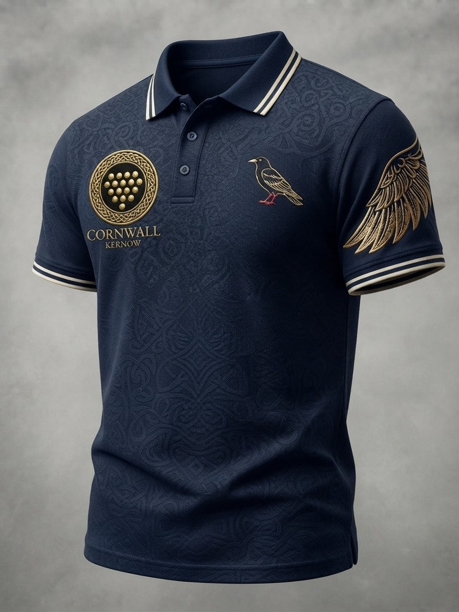 Men's Cornwall Inspired Polo Shirt