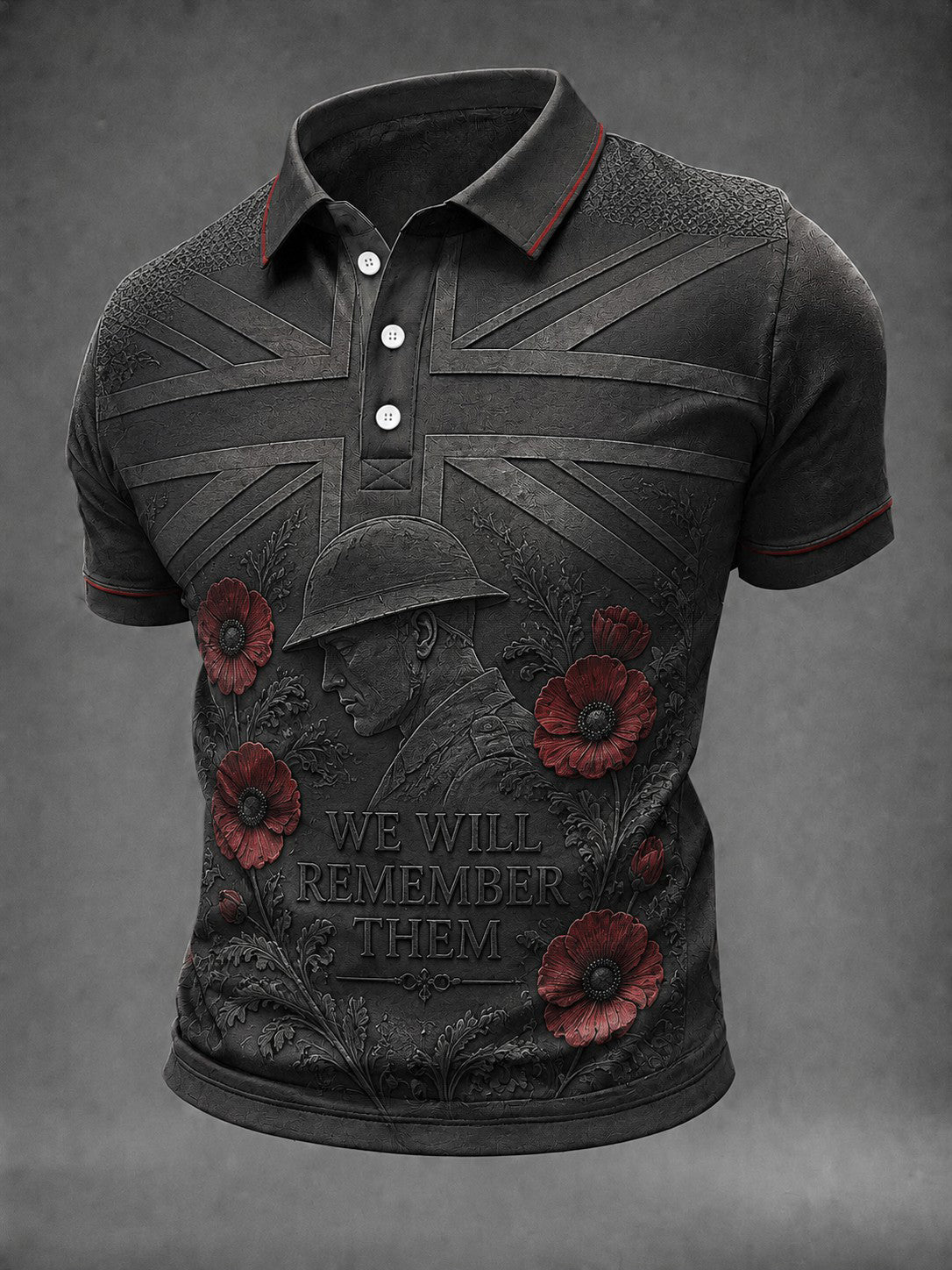 Men's We Will Remembrance Them Printed Shirt