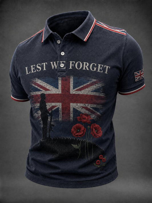 Men's Lest We Forget Printed Shirt