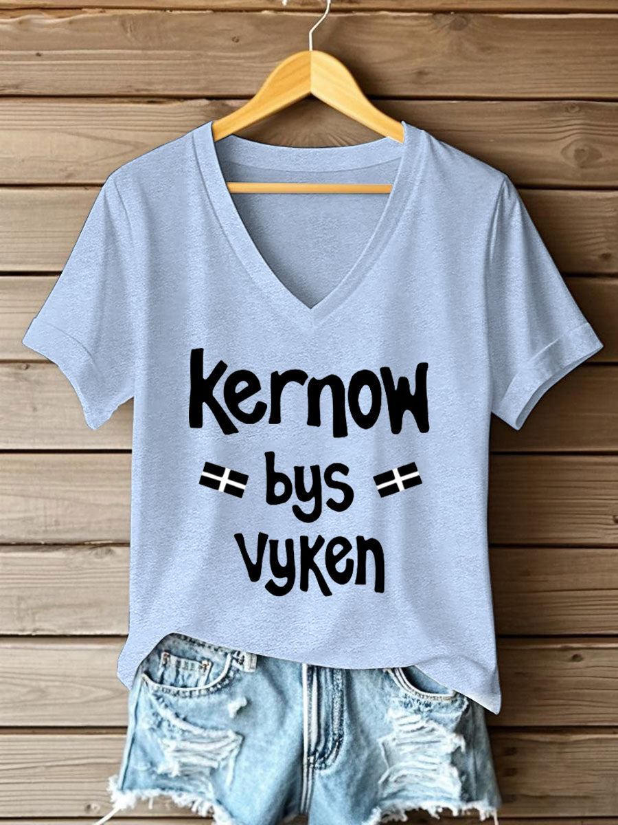 Women's Cornwall Print T-shirt