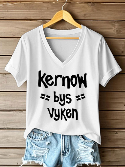 Women's Cornwall Print T-shirt