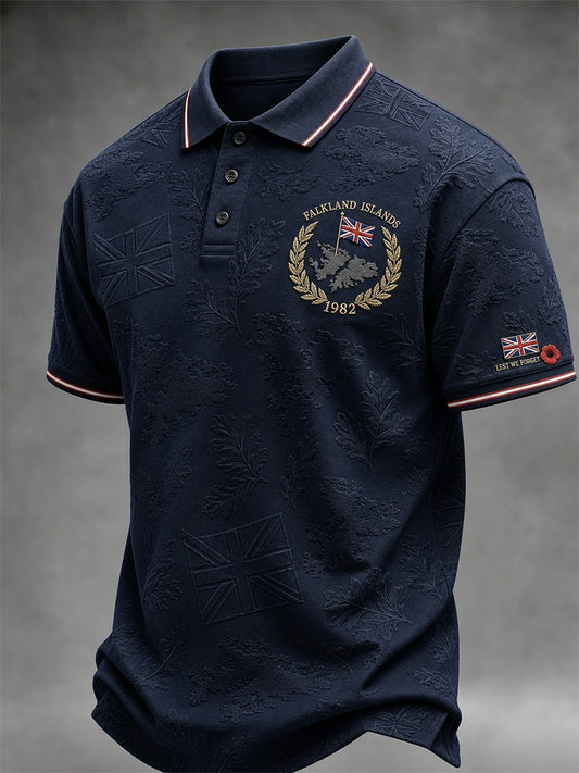 Men's Falklands War Veteran Printed polo shirt