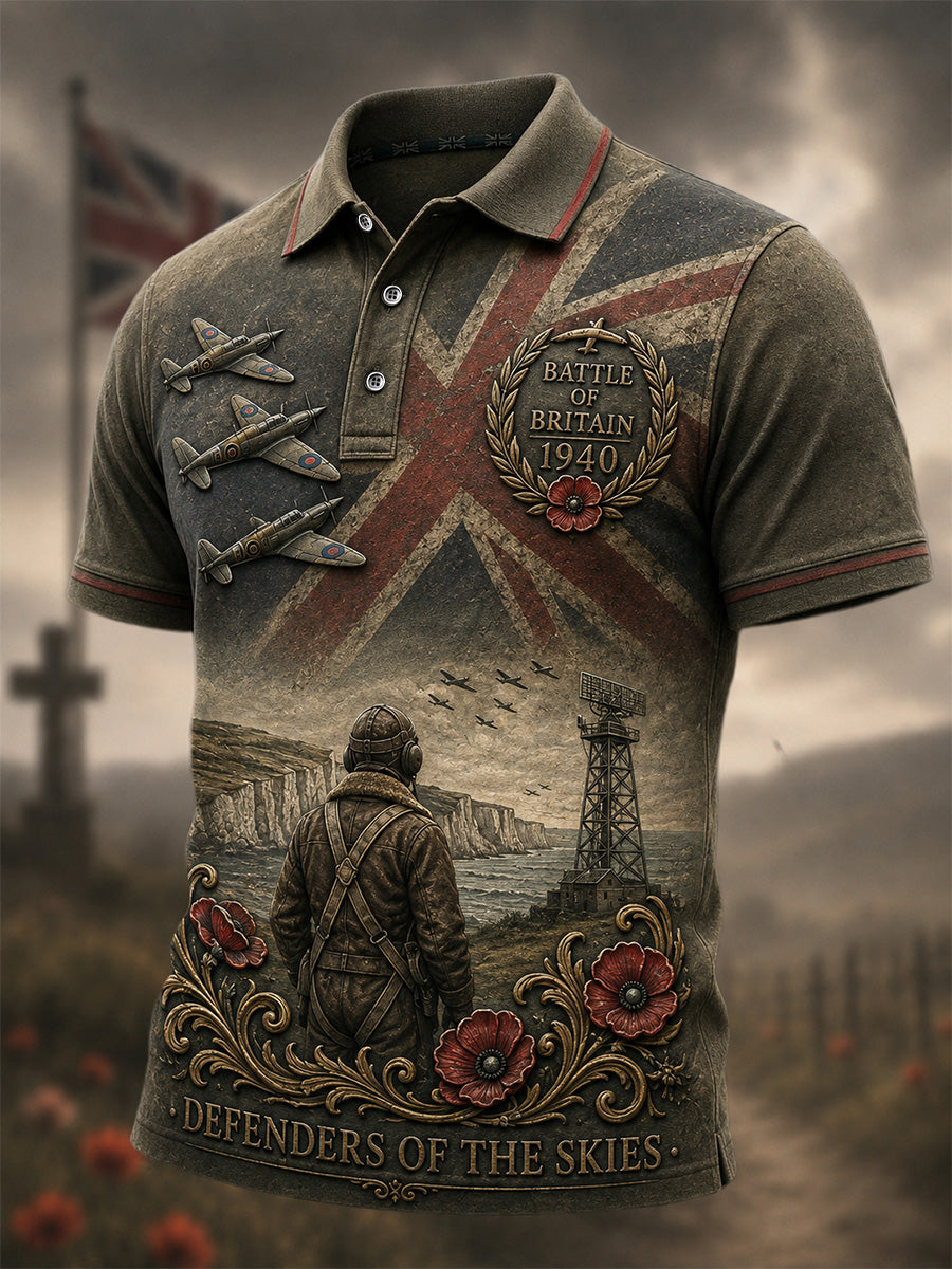 Men's Battle of Britain Commemoration Day Print Polo