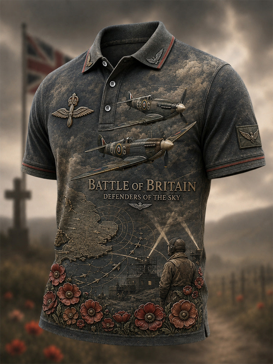 Men's Battle of Britain Commemoration Day Print Polo