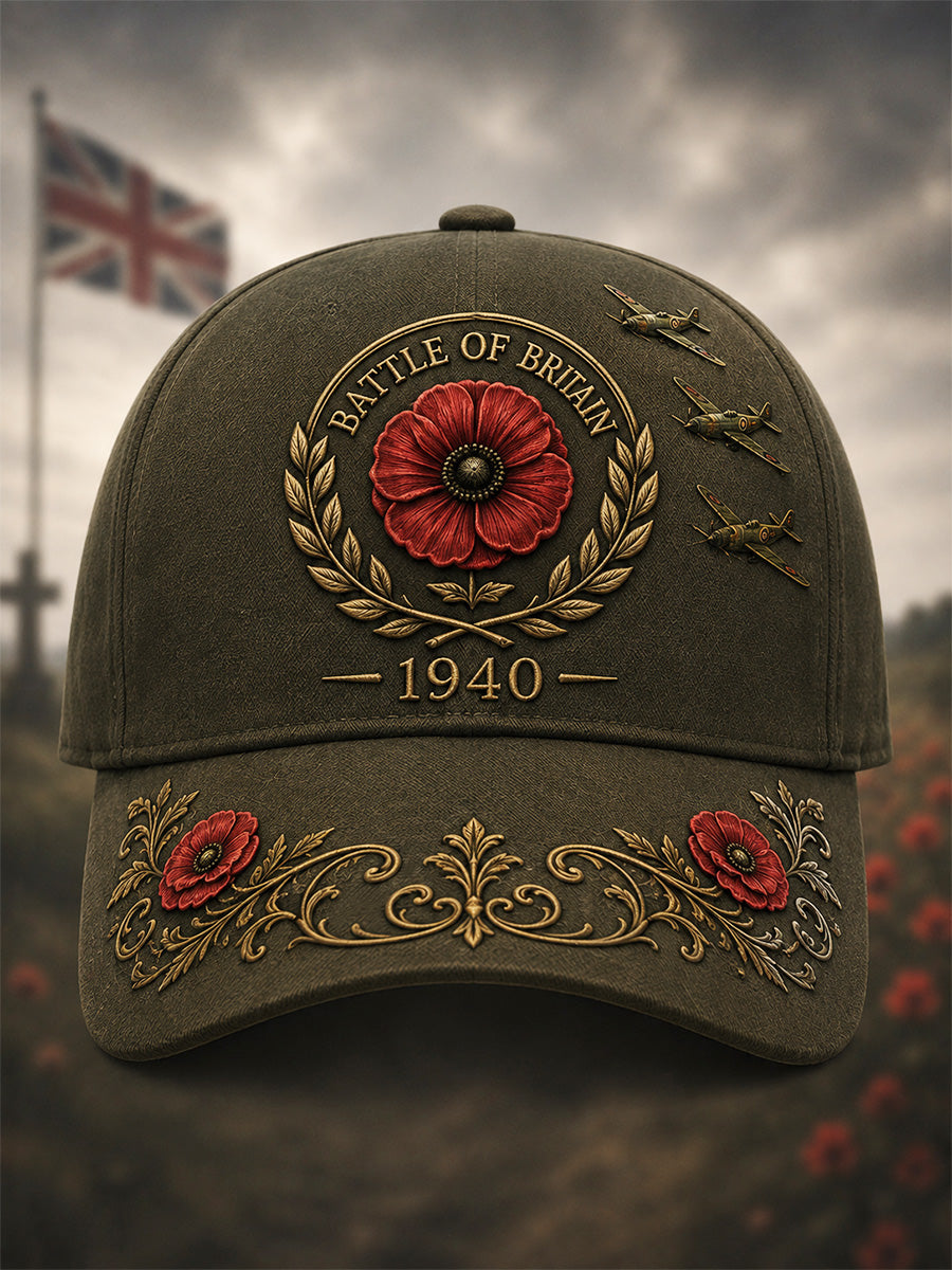 Unisex  Battle of Britain Commemoration Day Print  Hat