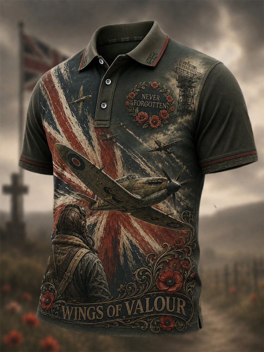 Men's Battle of Britain Commemoration Day Print Polo