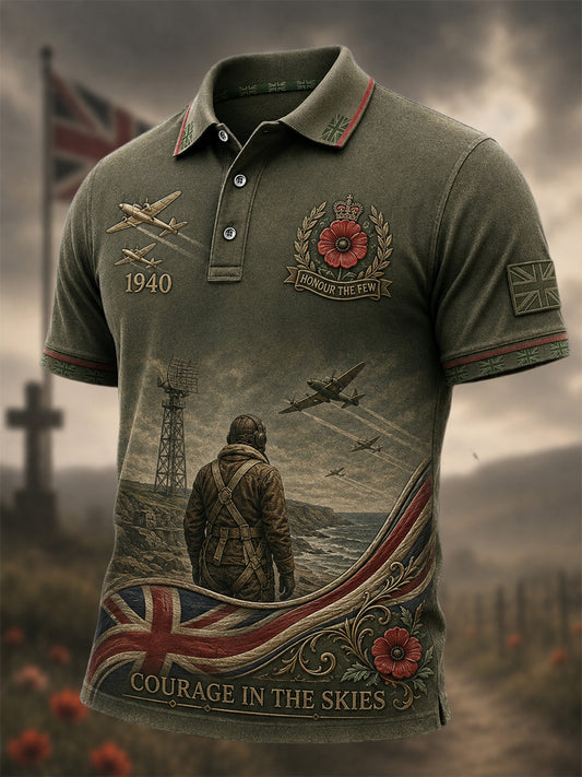 Men's Battle of Britain Commemoration Day Print Polo