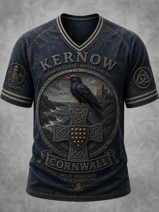 Men's Cornwall Inspired V-neck T-shirt