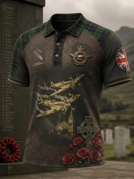 Men's British veteran polo shirt